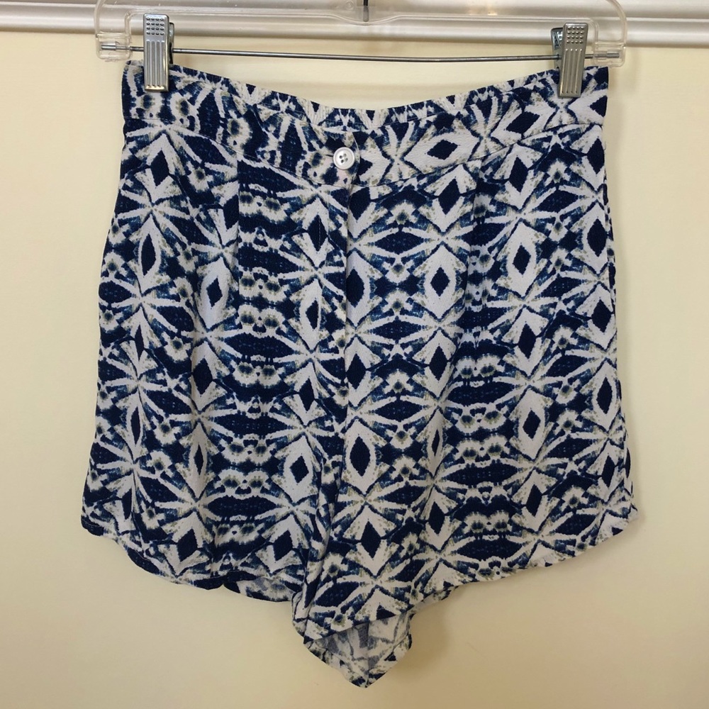 Patterned Silky Shorts